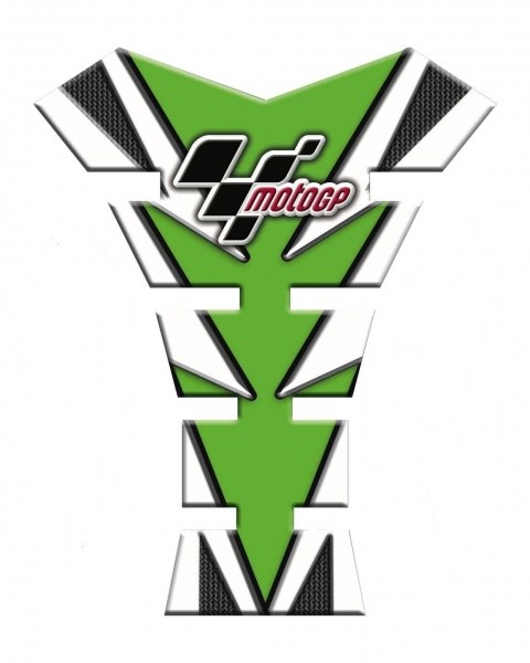 PROTECTION PROTEGE RESERVOIR TANK PAD MOTO GP VERT ET CARBONE MGPTNK06*