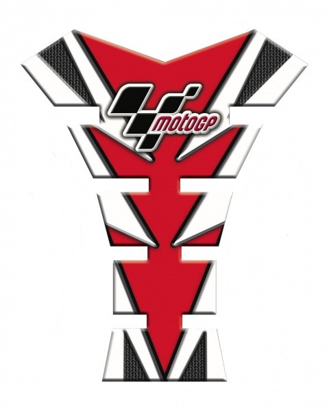 PROTECTION PROTEGE RESERVOIR TANK PAD MOTO GP ROUGE ET CARBONE MGPTNK08*