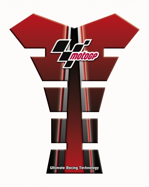 PROTECTION PROTEGE RESERVOIR TANK PAD MOTO GP ROUGE MGPTNK14*