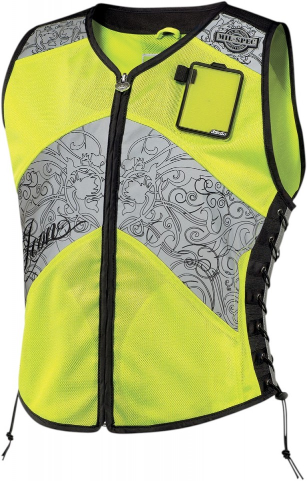 Gilet r�fl�chissant Femme ICON CORSET MIL-SPEC YELLOW*