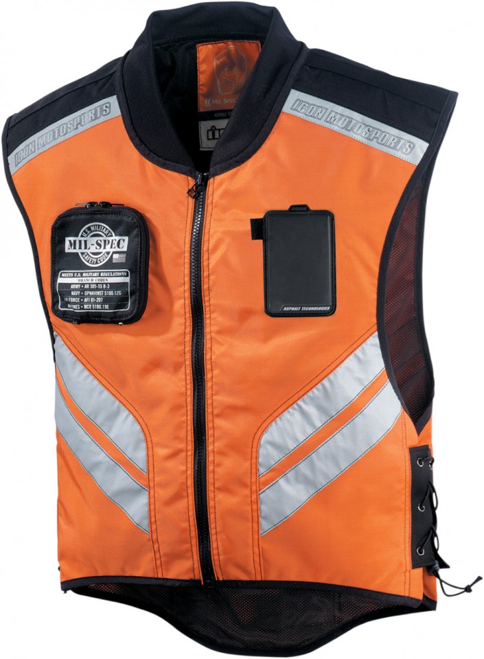 Gilet Fluo ICON MIL-SPEC INSTRUCTOR MESH ORANGE FLUO*