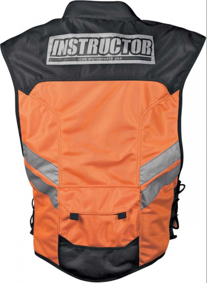 Gilet Fluo ICON MIL-SPEC INSTRUCTOR MESH ORANGE FLUO* (2)