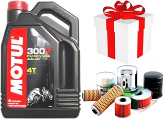 MOTUL 300V MOTO 4L 5W30 Huile 4T Huile Moto Racing 100% Synth�se 4 Litres + Filtre Offert Produit d`entretien + PORT OFFERT 104111