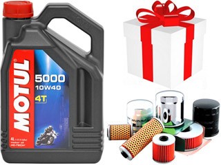 NOUVELLE MOTUL 5000 10W40 Huile Moto TechnoSynth�se 4T 4 Litres + Filtre Offert ou Produit d`entretien + PORT OFFERT 104056