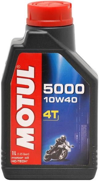 MOTUL 5000 huile moto 4T 10W40 1 Litre 104054