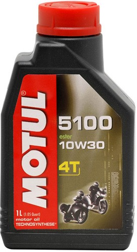 MOTUL 5100 huile moto 4T 10W30 1 Litre 104062