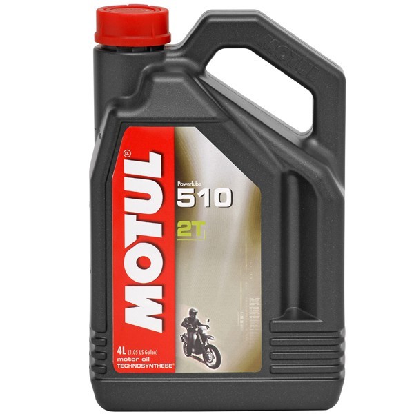 Huile Motul 510 techno-synth�se 2 temps 4 Litres 104030
