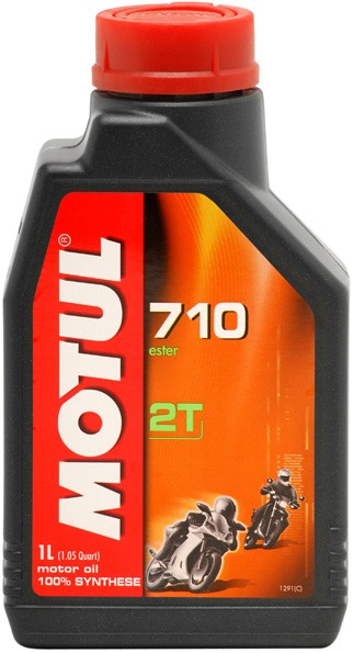 Huile Motul 710 100% synth�se 2 temps 1 Litre 104034