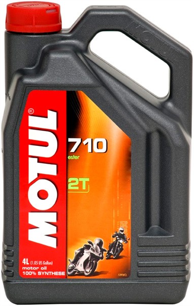 Huile Motul 710 100% synth�se 2 temps 4 Litres + PORT OFFERT (104035)