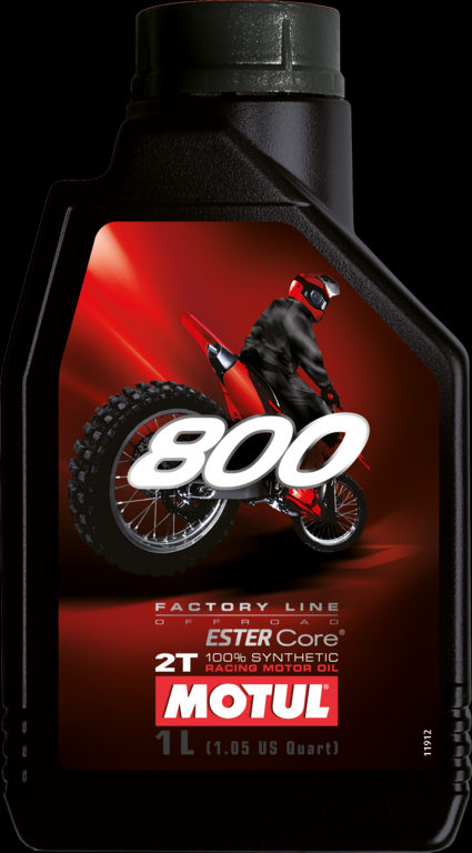NOUVELLE Huile Motul 800 Factory line Off Road 2 Temps 100% synth�se 1 Litre 104038