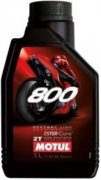NOUVELLE Huile Motul 800 Factory line Road et Racing 2 Temps 100% synth�se 1 Litre 104041
