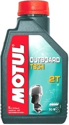 MOTUL Outboard 2T Tech Semi-Synth�se Bateau 1 Litre 102789 ok