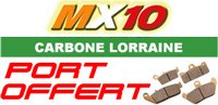 CARBONE LORRAINE PLAQUETTES DE FREIN AVANT 1183 MX10 YAMAHA YZ 450 F 2008-2011 (2)