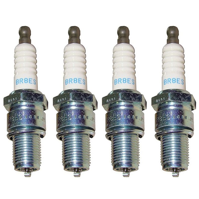 4 BOUGIES NGK BR8ES KAWASAKI KZ 1000 POLICE 1991-2005