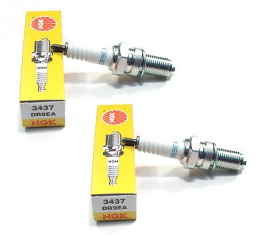 2 BOUGIES NGK DR9EA KAWASAKI ER5 500 1997-2011