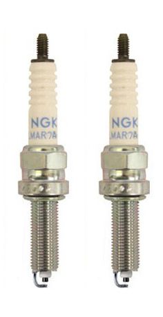 2 BOUGIES NGK LMAR7A9 (lmar7a-9) KTM 1290 SUPERDUKE 2014-2018 EXTERIEUR