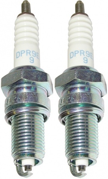 2 BOUGIES NGK DPR9EA9 HARLEY DAVIDSON V ROD VRSCB 1130 2002-2005