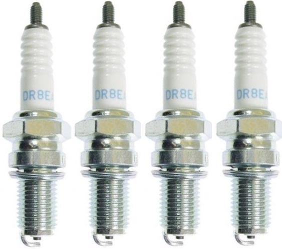 4 BOUGIES NGK DR8EA YAMAHA FZR EXUP 1000 1989-1995