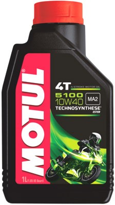 NOUVELLE MOTUL 5100 huile moto 4T 10W40 MA2 1 Litre 104066
