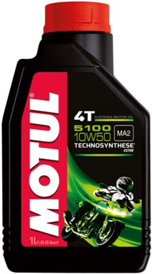 NOUVELLE MOTUL 5100 huile moto 4T 10W50 MA2 1 Litre 104074