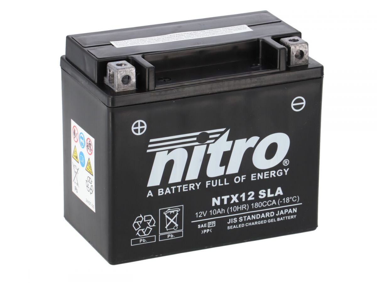 BATTERIE NITRO POWER THUNDER NTX12 YTX12-BS PTX12-BS YAMAHA YZF R THUNDER CAT 600 1996-2003