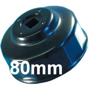 CLE CLOCHE FILTRE A HUILE MOTO OFW80 80MM 15 FACETTES*