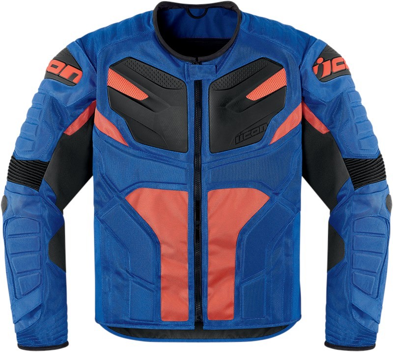Blouson Moto ICON OVERLORD RESISTANCE BLUE*