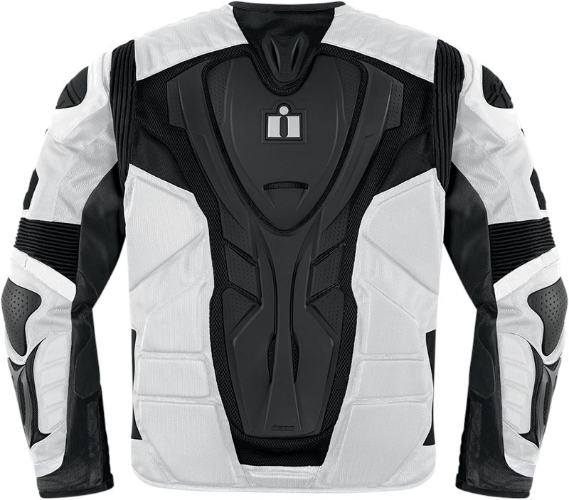 Blouson Moto ICON OVERLORD RESISTANCE WHITE* (2)