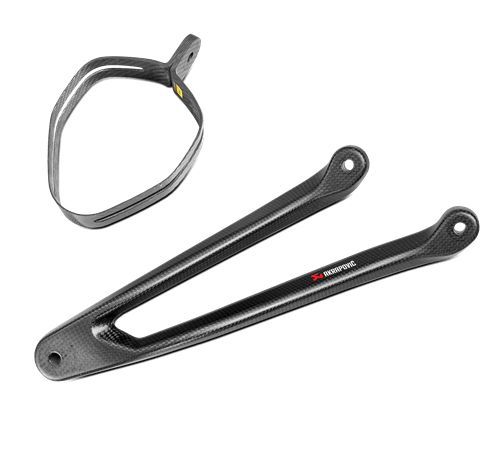 KAWASAKI ZX10R 2016 SUPPORT SILENCIEUX AVEC PINCE FIBRE DE CARBONE POUR ECHAPPEMENT AKRAPOVIC P-MBK10E2 18611083