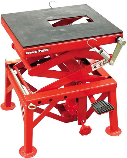 BEQUILLE DE STAND BIKETEK HYDRAULIQUE MOTO MX CROSS ENDURO MECANO PADDOCK GARAGE ATELIER* PDSMX02