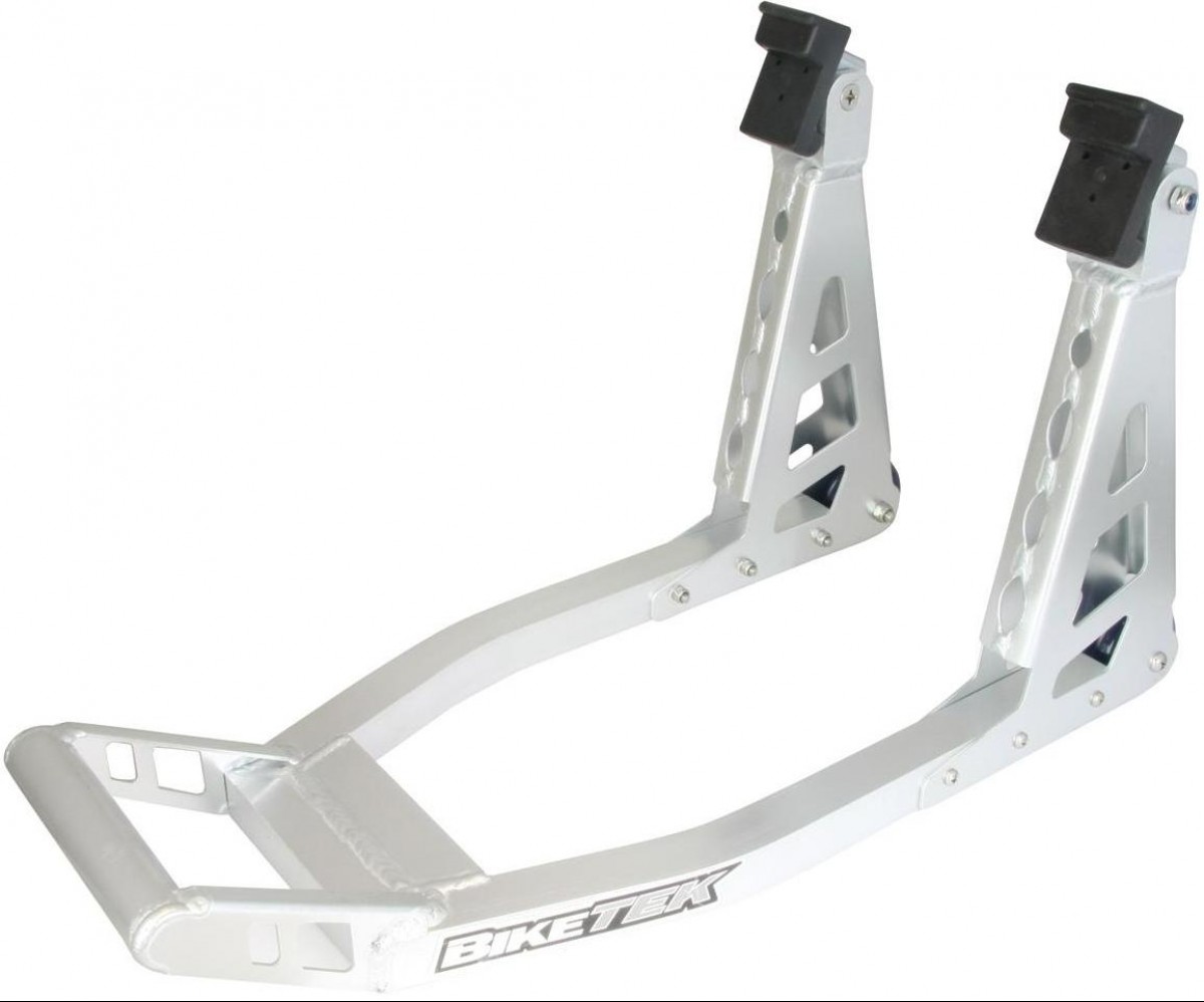 BEQUILLE DE STAND AVANT BIKETEK ALUMINIUM PRO MECANO PADDOCK GARAGE ATELIER MOTO* PDSR018