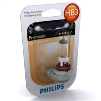 1x PHILIPS AMPOULE LAMPE HB3 Premium 12V 60w-65w +30% de Lumi�re