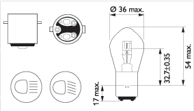 1 Ampoule PHILIPS S2 35/35W (2)