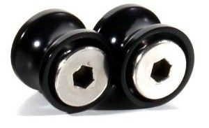 DIABOLOS PIONS ALU NOIR DE BEQUILLE DIAMETRE DE VIS 6mm* PDSBOB6BK