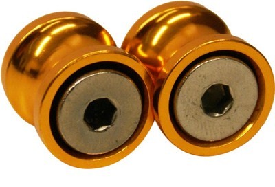 DIABOLOS PIONS ALU OR ORANGE DE BEQUILLE DIAMETRE DE VIS 6mm* PDSBOB6GD