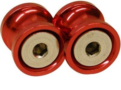 DIABOLOS PIONS ALU ROUGE DE BEQUILLE DIAMETRE DE VIS 6mm* PDSBOB6R