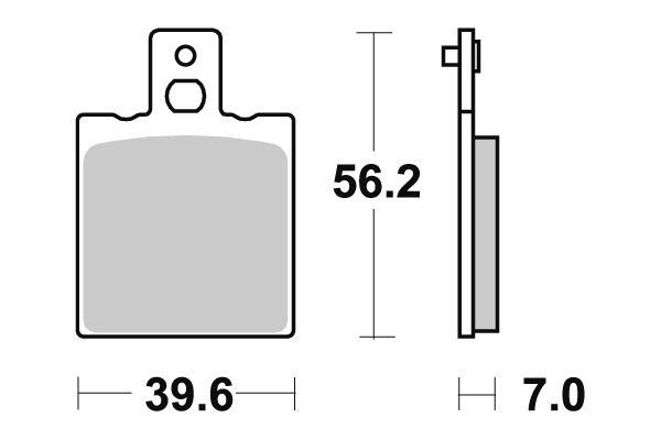 SBS LS PLAQUETTES DE FREIN ARRIERE 519LS DUCATI MONSTER 900 1998-1999