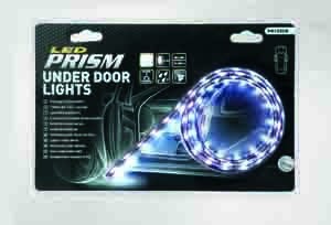 Eclairage blanc sous portière - 2 bandes de 72 LED et 60 cm chacune Eclairage blanc sous portière - 2 bandes de 72 LED et 60 cm chacune