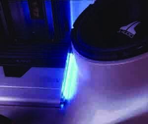 Tube néon 9 pouces cathode froide ultra fin éclairage bleu Tube néon 9 pouces cathode froide ultra fin éclairage bleu