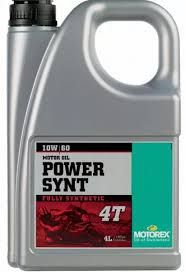 MOTOREX POWER SYNTH Huile Synth�se 4T 10w60 100% Synth�se 4 Litres + Filtre Offert ou Produit d`entretien 551753