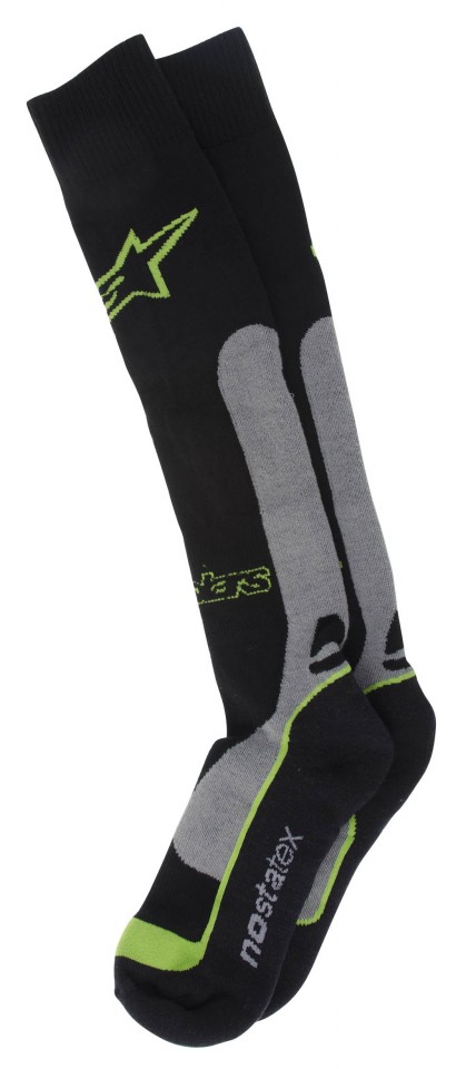 Chaussettes ALPINESTARS PRO COOLMAX BLACK GREEN