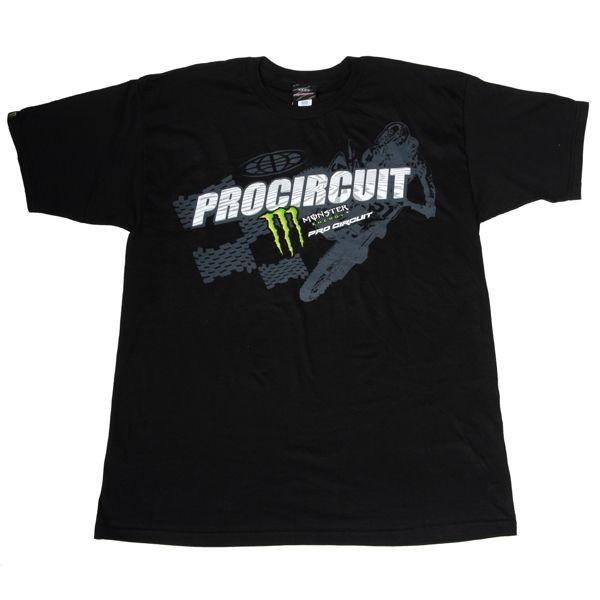 T-SHIRT PROCIRCUIT MONSTER ENERGY MOON WALKER BLACK