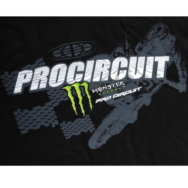 T-SHIRT PROCIRCUIT MONSTER ENERGY MOON WALKER BLACK (2)