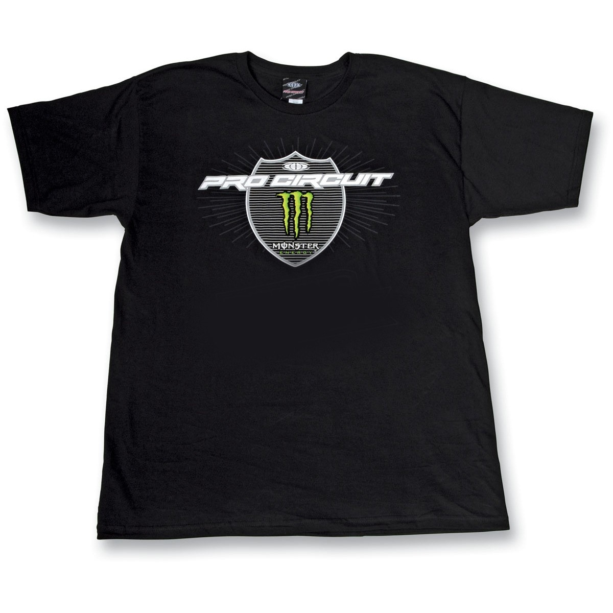 T-SHIRT PROCIRCUIT MONSTER ENERGY SHIELD BLACK