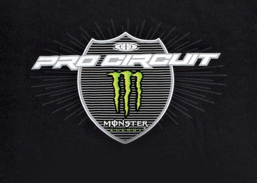 T-SHIRT PROCIRCUIT MONSTER ENERGY SHIELD BLACK (2)