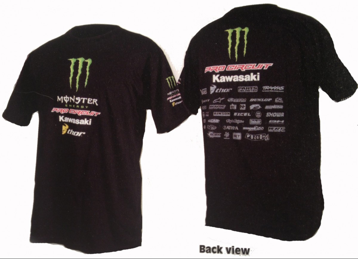 T-SHIRT PROCIRCUIT MONSTER ENERGY TEAM BLACK (2)