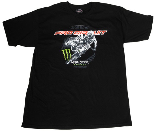 T-SHIRT PROCIRCUIT MONSTER ENERGY WHIPPER BLACK