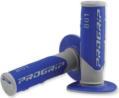 PROGRIP 801 Duo Density MX Gris Bleu Poign�es Diam�tre 22-25 mm Longueur 115 mm