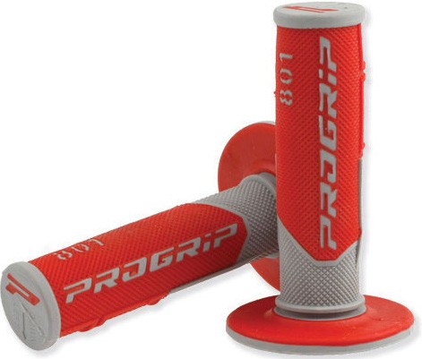 PROGRIP 801 Duo Density MX Gris Rouge Poign�es Diam�tre 22-25 mm Longueur 115 mm
