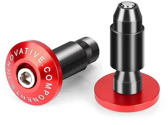 EMBOUTS DE GUIDON UNIVERSEL ROUGE BEWFLSR